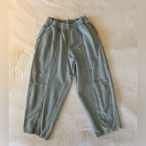 Aerie - women’s L - light blue barrel sweatpants